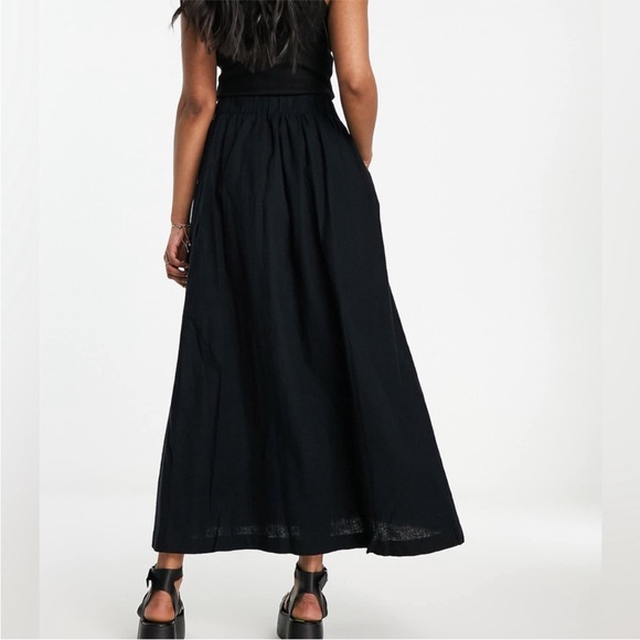 Abercrombie & Fitch Linen-Blend Maxi Skirt - Picture 3 of 4